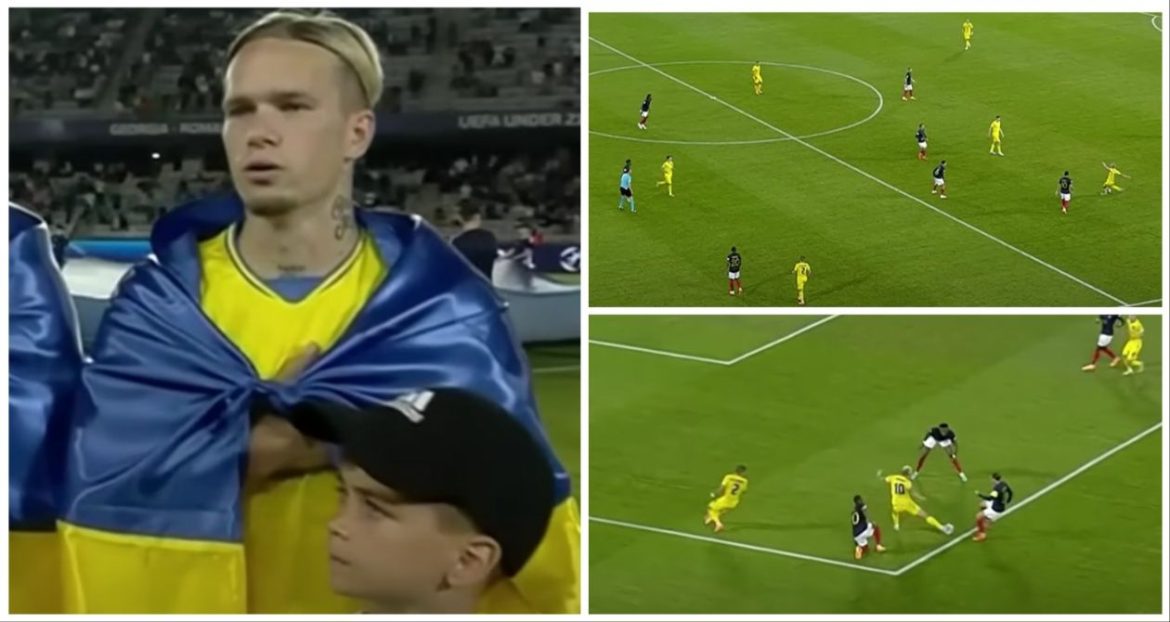 Mykhaylo Mudryk Stars In Ukraine Vs France At EURO U21s